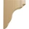 Ekena Millwork 5 1/4"W x 8 1/2"D x 11"H Bedford Bracket, Cherry BKTW05X09X11BECH - alternate 2